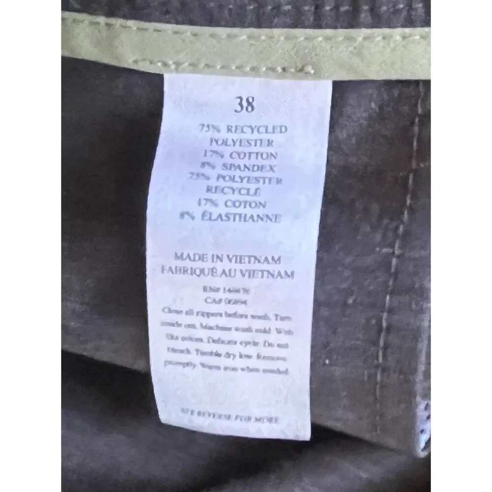 Faherty All Day Gray Hybrid Performance Stretch Chino Shorts Mens Size 38